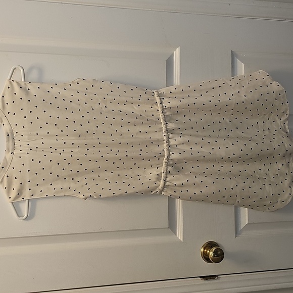Babaton White Polka Dot Mini Dress - Picture 3 of 3